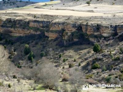 Senderismo Segovia - Riberas de los ríos Pirón y Viejo; pedraza viaje; trekking mochilas